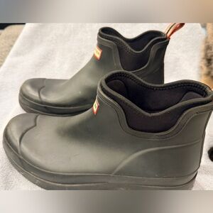 Hunter Play Chelsea Black Men's Rain Boots